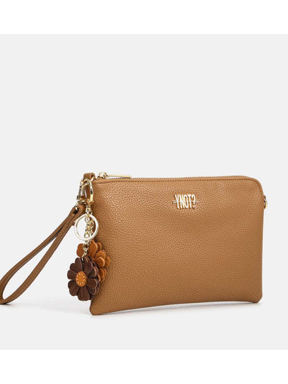Y Not? Clutch small beige da donna, elegante e pratica