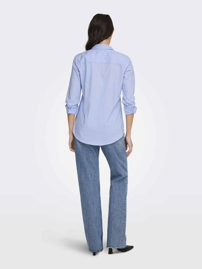Jacqueline De Yong Mio, camicia da donna azzurra