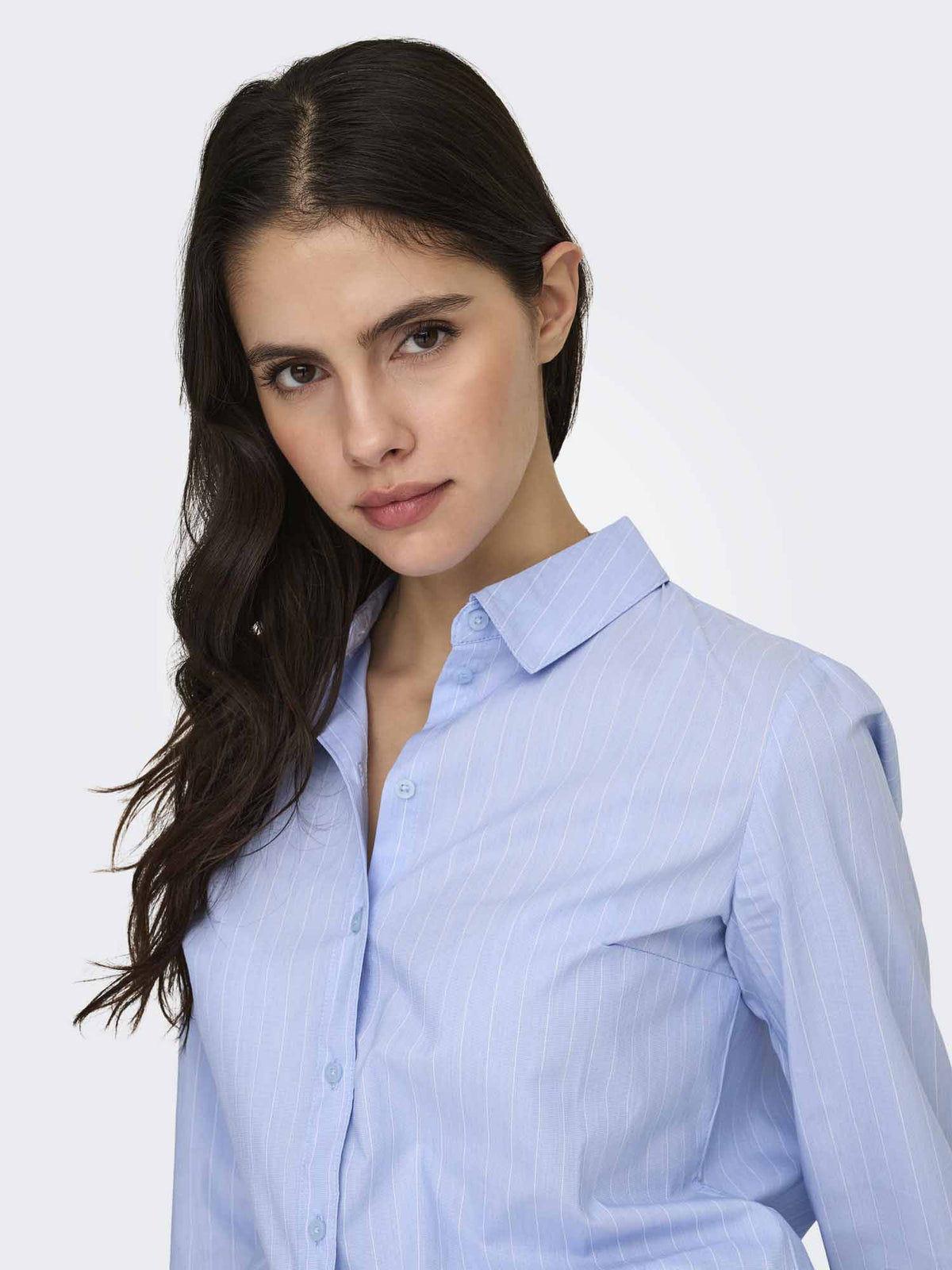 Jacqueline De Yong Mio, camicia da donna azzurra
