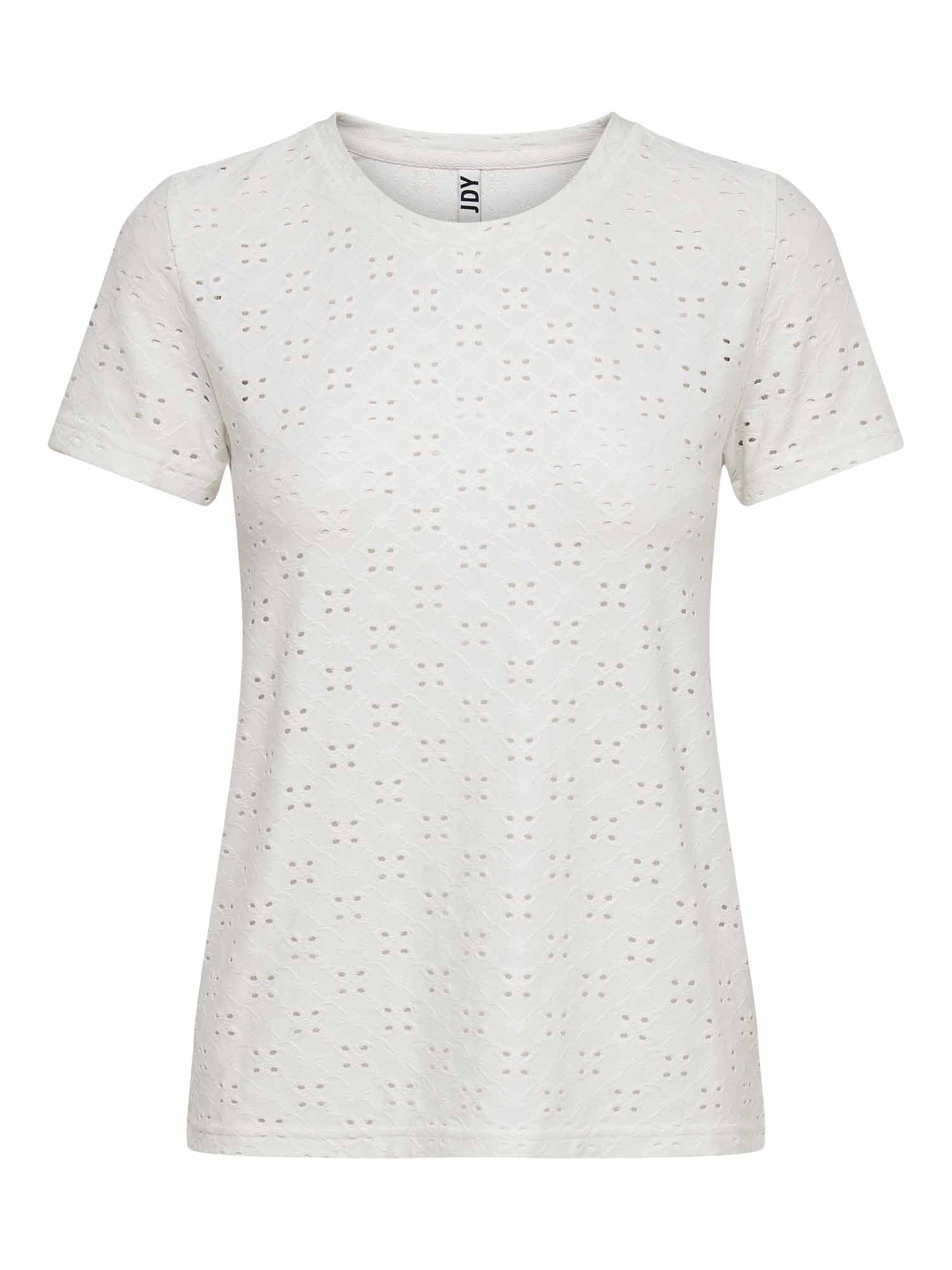 T-shirt da donna bianca Jacqueline de Yong con maniche corte