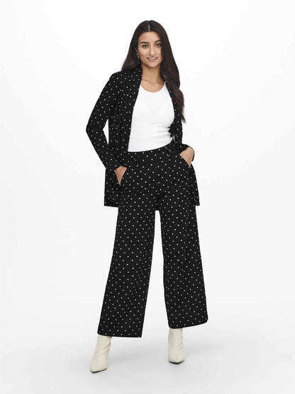 Blazer nero da donna Jacqueline de Yong con vestibilità comoda
