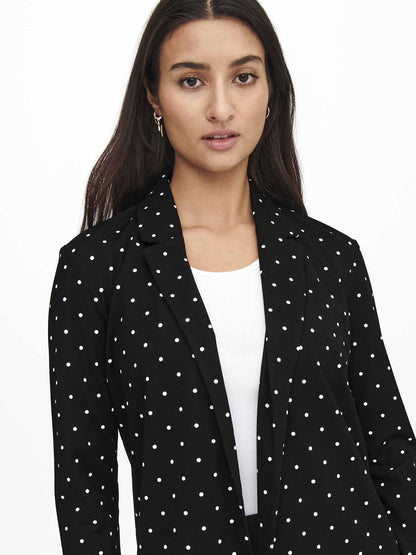 Blazer nero da donna Jacqueline de Yong con vestibilità comoda