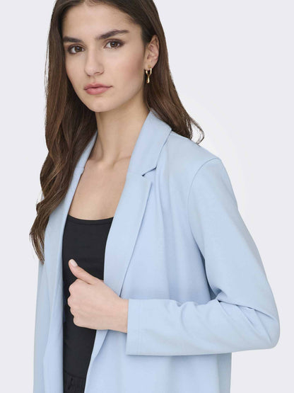 Jdy geggo blazer giacca da donna celeste