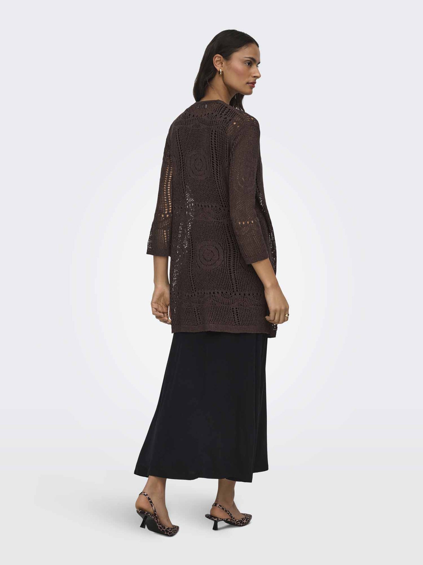 Maglia marrone da donna Jacqueline de Yong, stile casual primavera estate