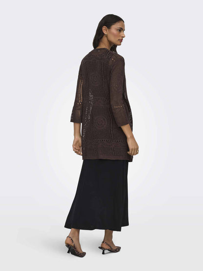 Maglia marrone da donna Jacqueline de Yong, stile casual primavera estate