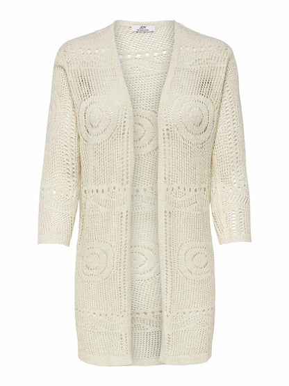 Cardigan kimono donna crema Jacqueline de Yong Jdykofi