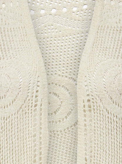 Cardigan kimono donna crema Jacqueline de Yong Jdykofi