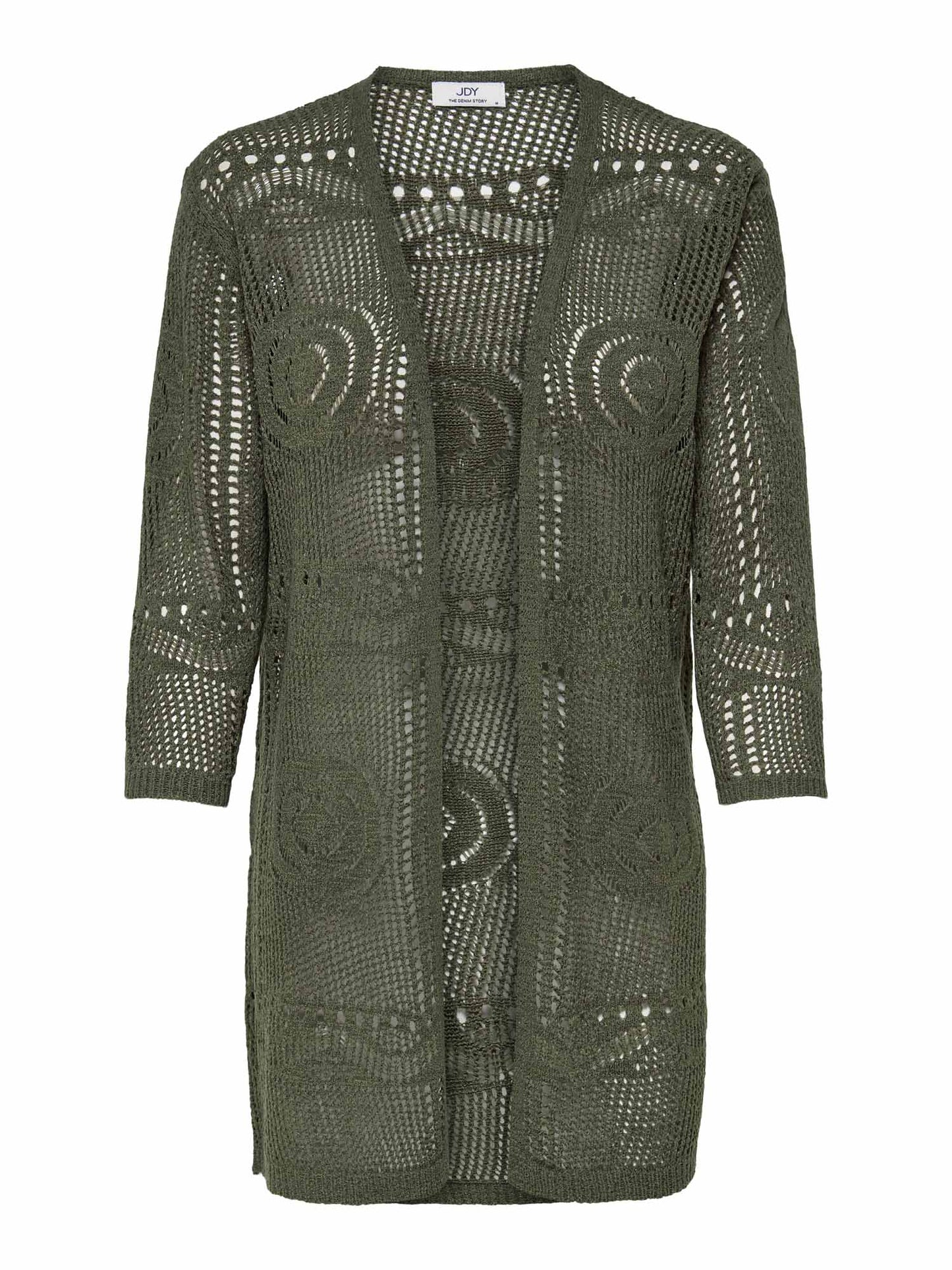Maglia kimono donna Jacqueline de Yong verde Kalam per primavera