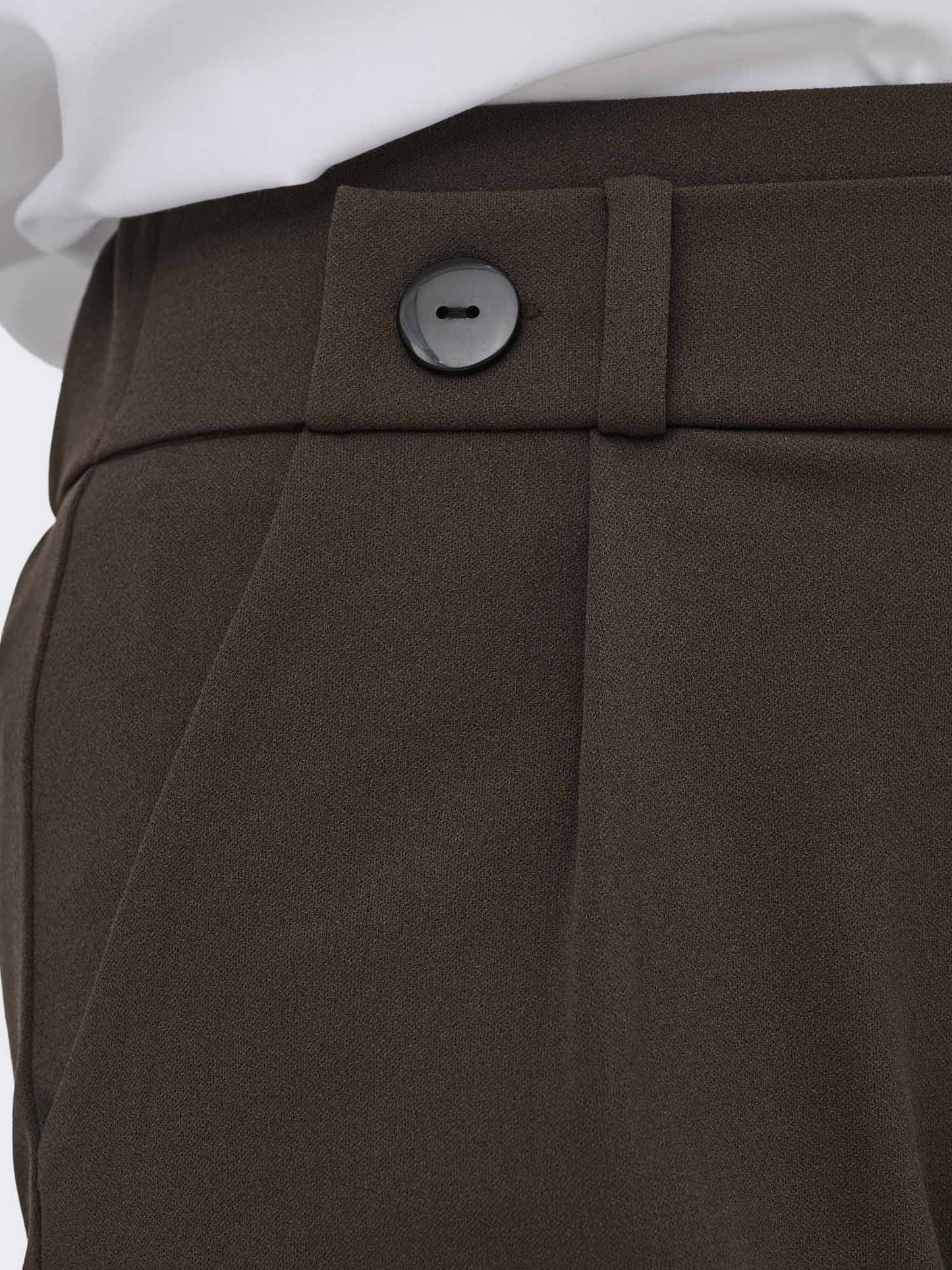 Shorts beige Jacqueline de Yong da donna con vita alta e stile casual