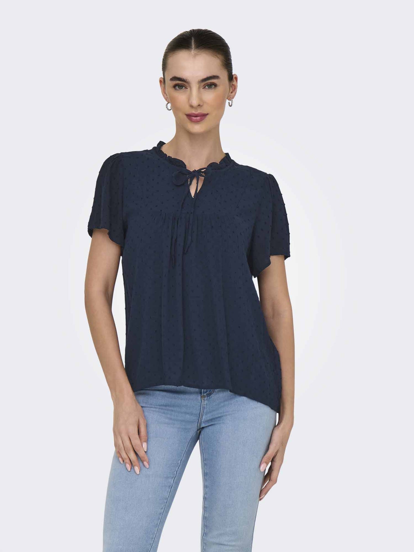 Jacqueline de Yong Jdylima Life, camicia blu donna per primavera