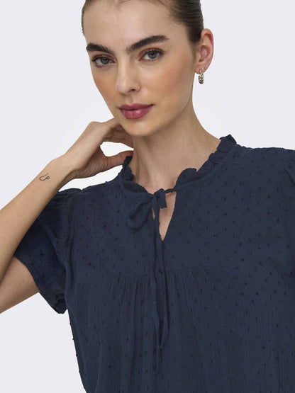 Jacqueline de Yong Jdylima Life, camicia blu donna per primavera