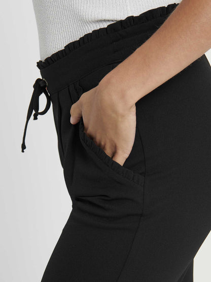 Pantaloni neri da donna Jacqueline de Yong dal taglio moderno e casual