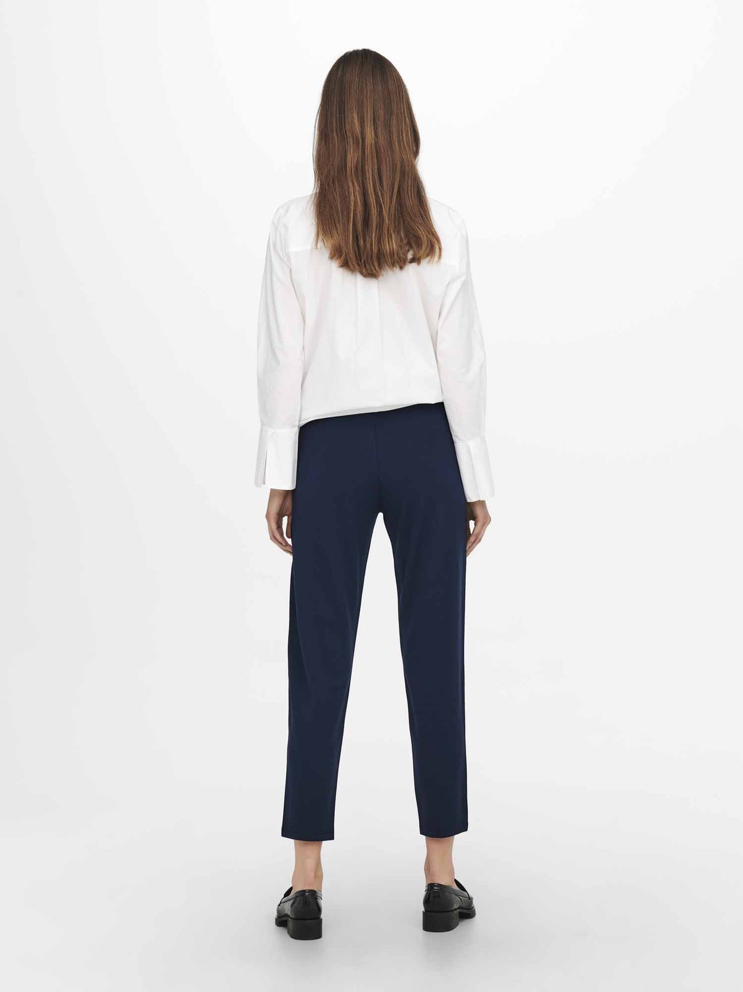 Pantaloni Catia di Jacqueline de Yong in blu iris da donna casual