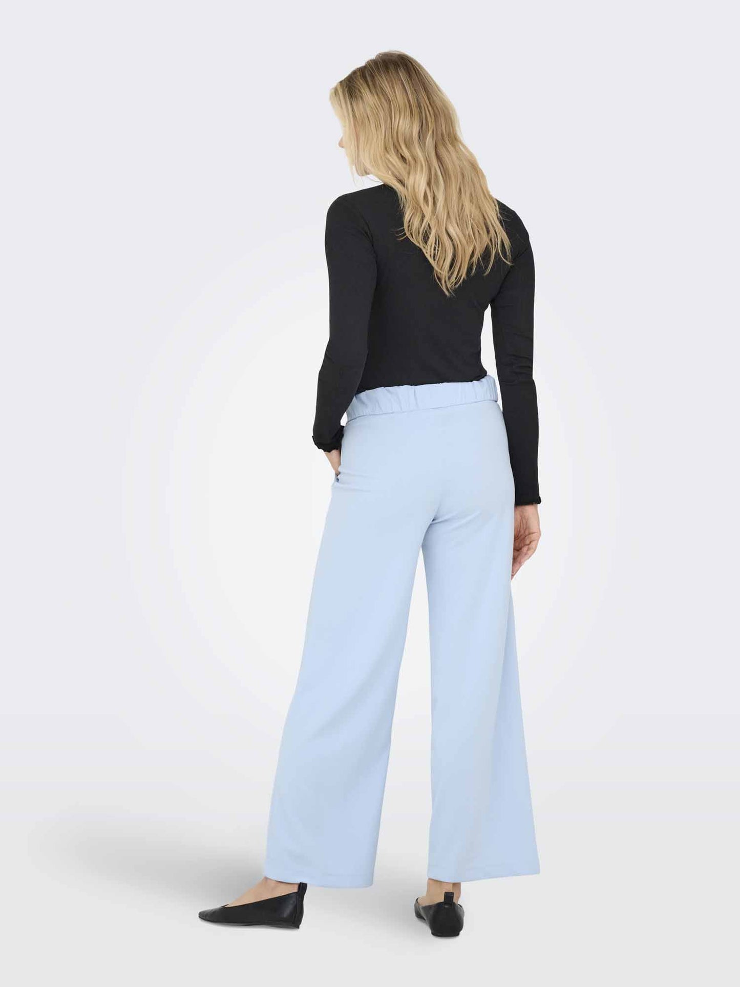 Jacqueline de Yong Geggo, pantaloni palazzo donna azzurri