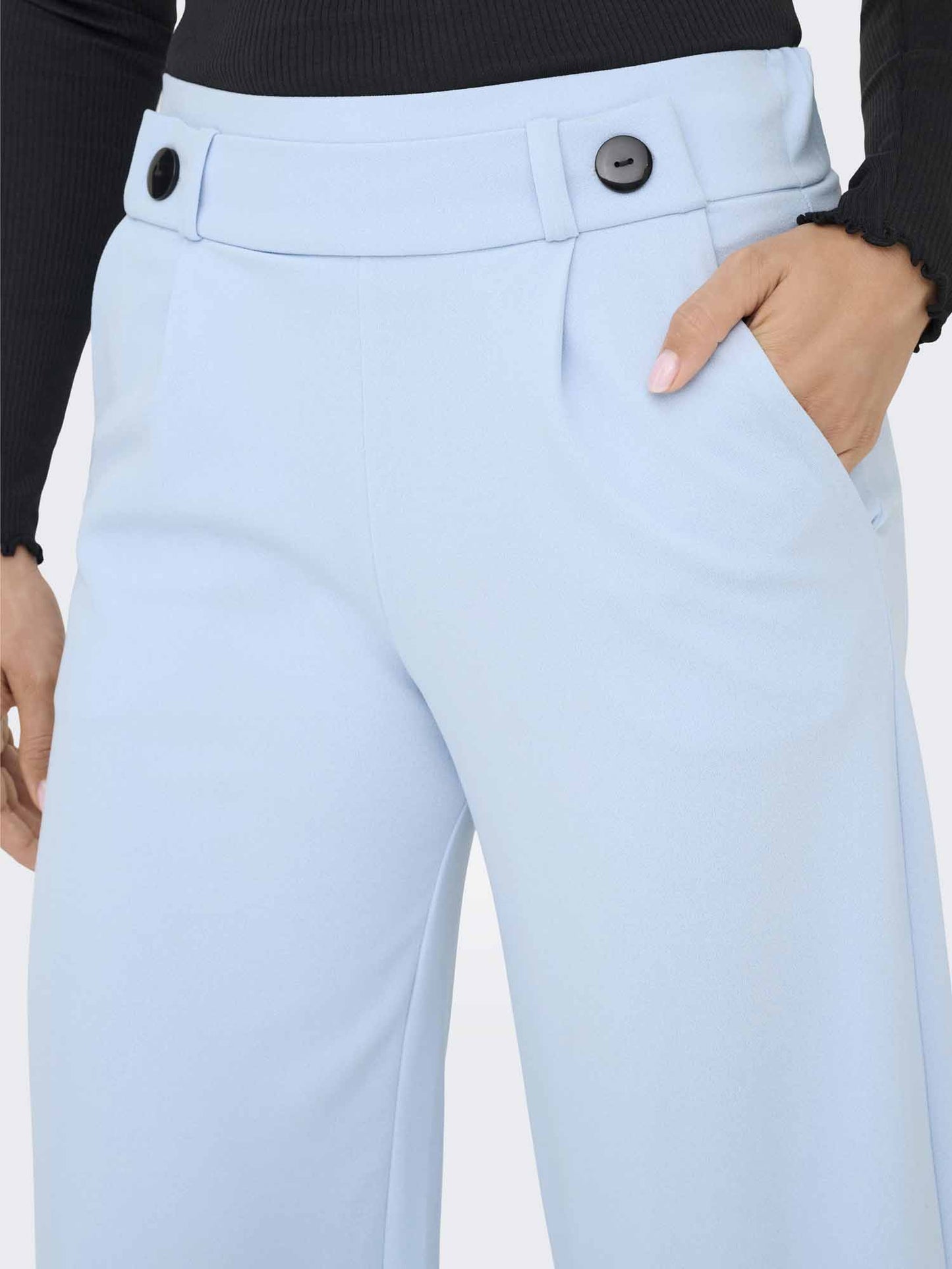 Jacqueline de Yong Geggo, pantaloni palazzo donna azzurri