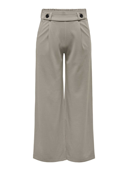 PANTALONE GEGGO WIDE LEG JACQUELINE DE YONG DA RAGAZZA FANGO