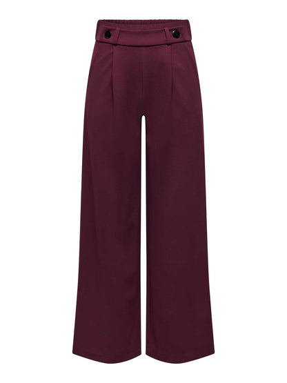 PANTALONE GEGGO WIDE LEG JACQUELINE DE YONG DA RAGAZZA VINO
