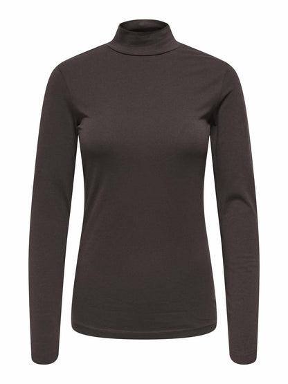 Jacqueline de Yong JDY Ava, t-shirt maniche corte da donna marrone