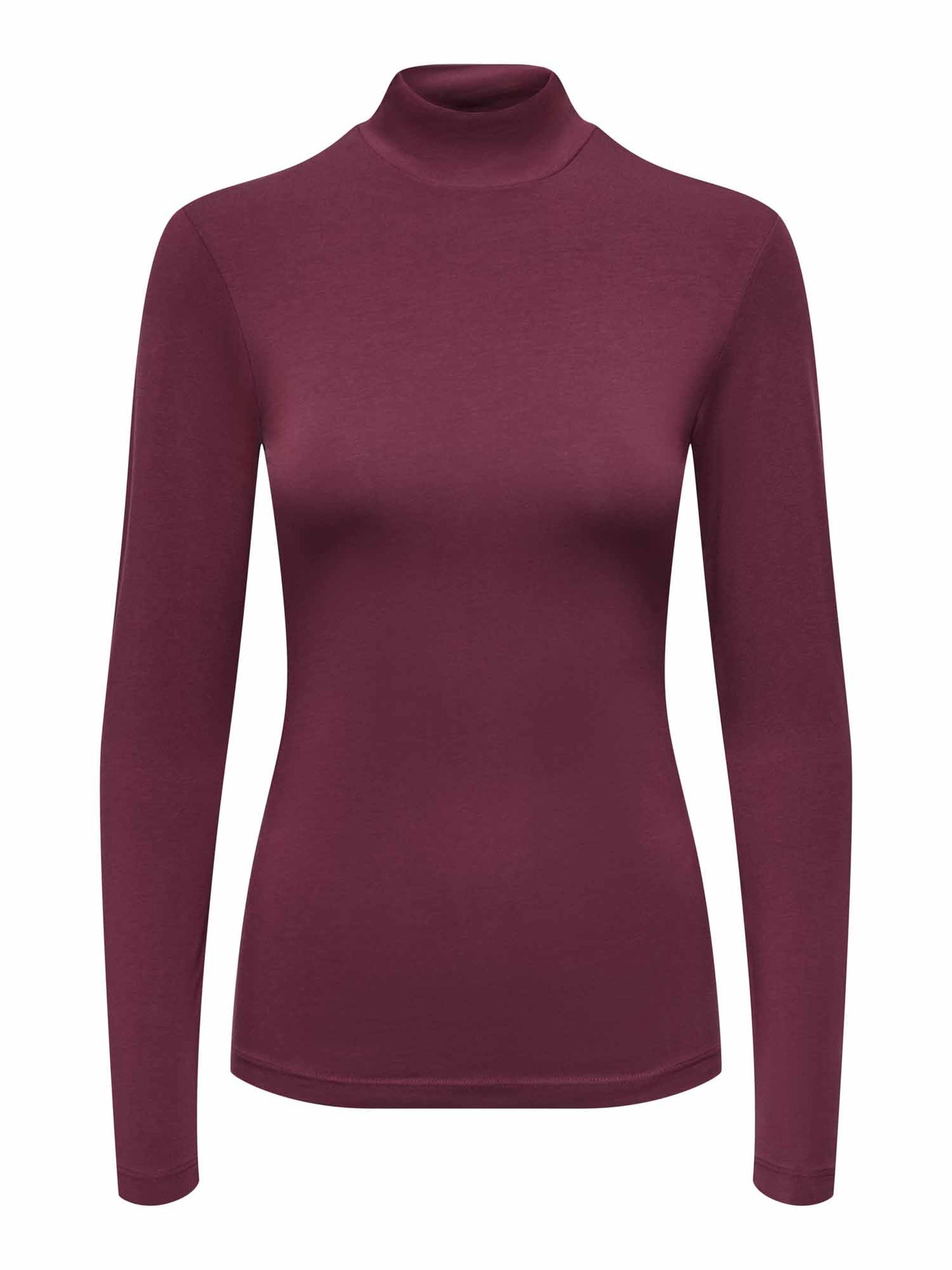Jacqueline de Yong Ava, t-shirt da donna bordeaux