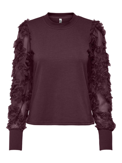 FELPA FAIRVIEW JAQUELINE DE YONG DA RAGAZZA BORDEAUX