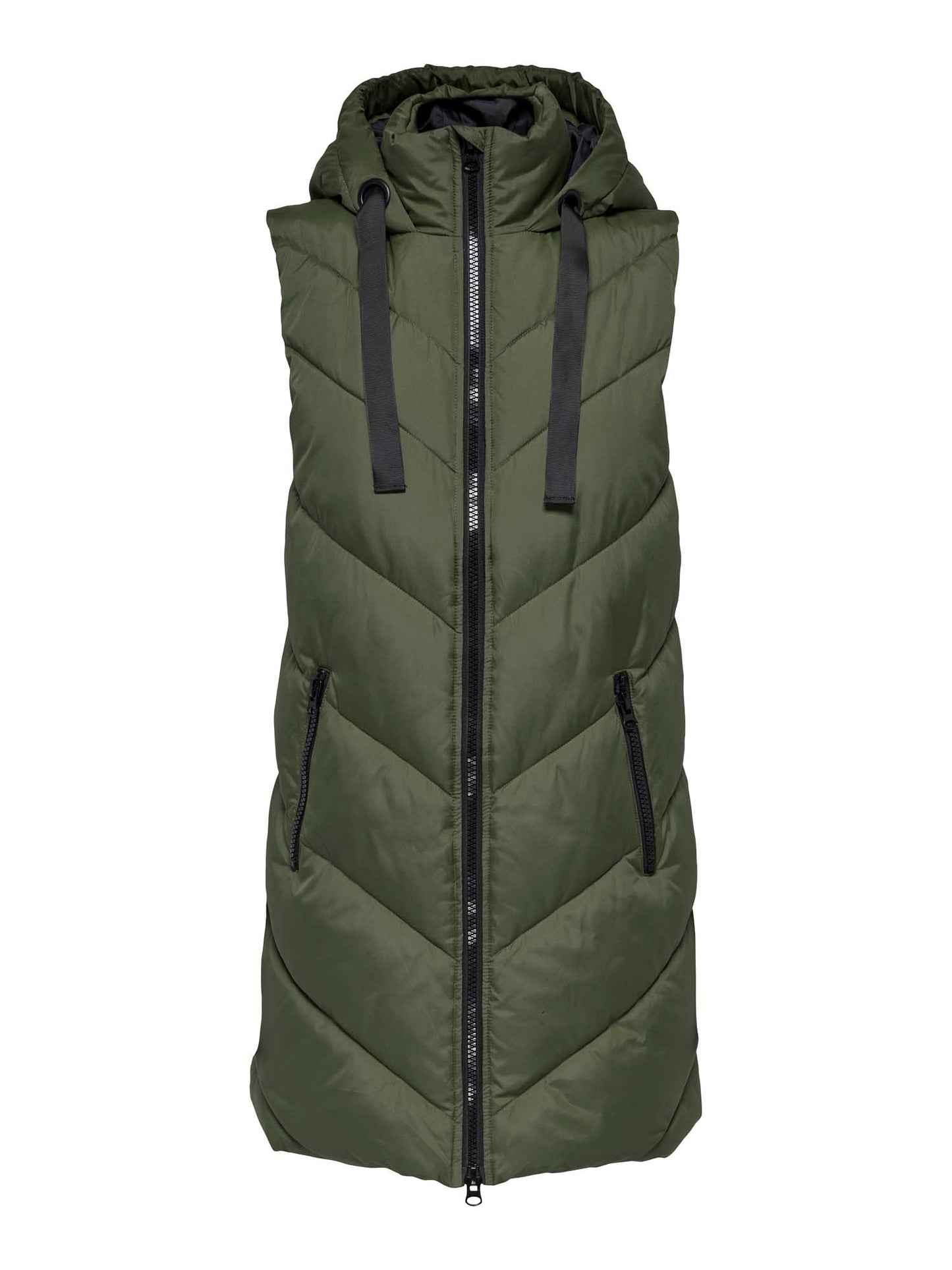 GILET SKYLAR LUNGO JACQUELINE DE YOUNG DA RAGAZZA VERDE
