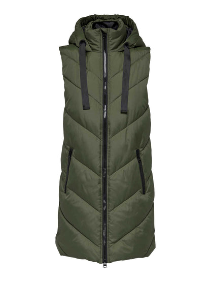 GILET SKYLAR LUNGO JACQUELINE DE YOUNG DA RAGAZZA VERDE