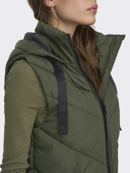 GILET SKYLAR LUNGO JACQUELINE DE YOUNG DA RAGAZZA VERDE