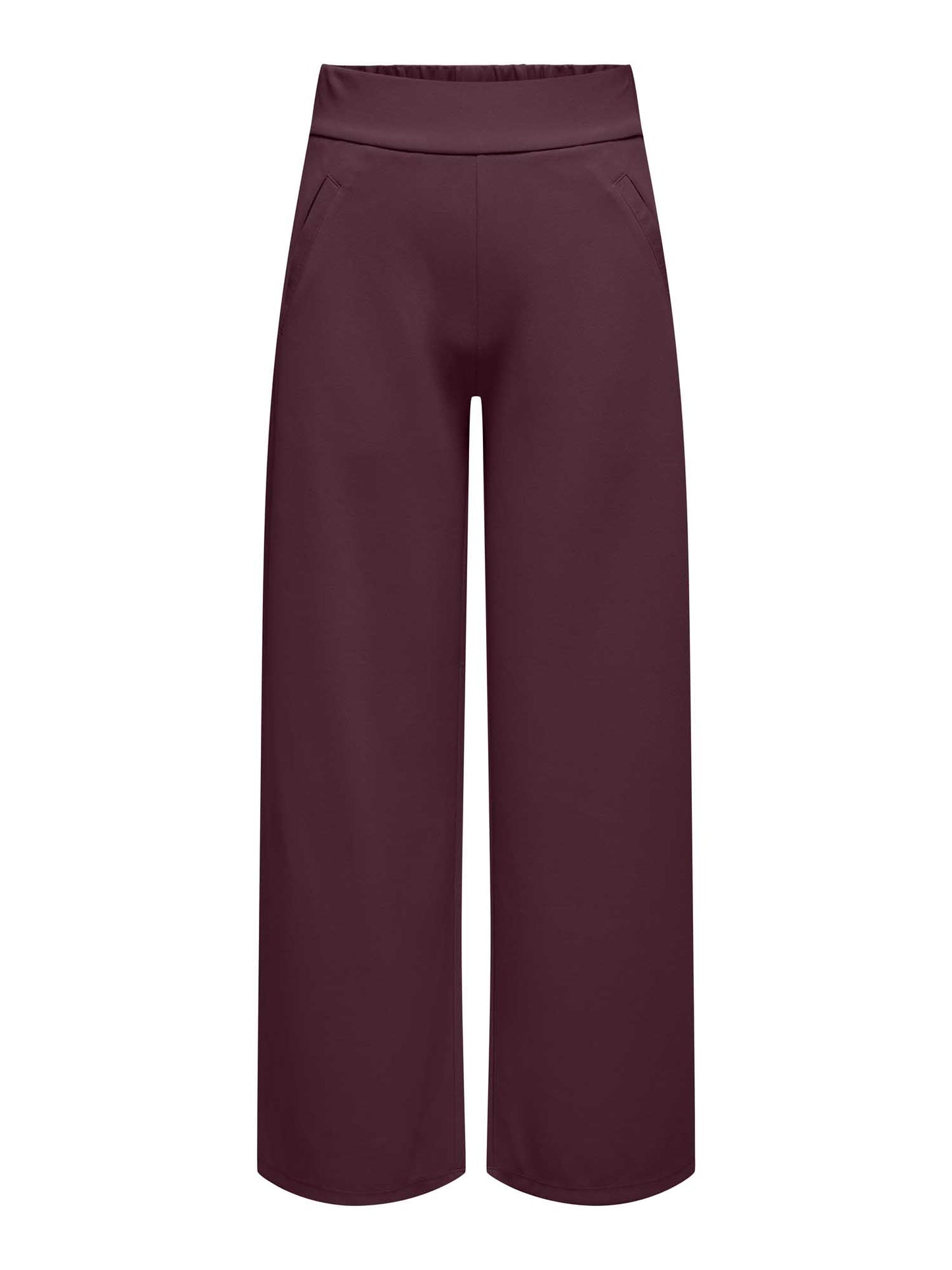 PANTALONE LOUISVILLE WIDE LEG JACQUELINE DE YOUNG DA RAGAZZA BORDEAUX