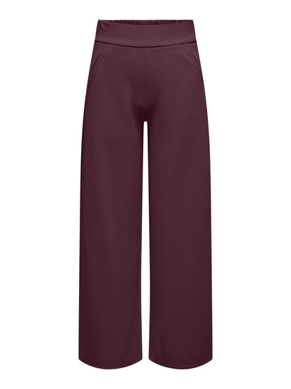 PANTALONE LOUISVILLE WIDE LEG JACQUELINE DE YOUNG DA RAGAZZA BORDEAUX