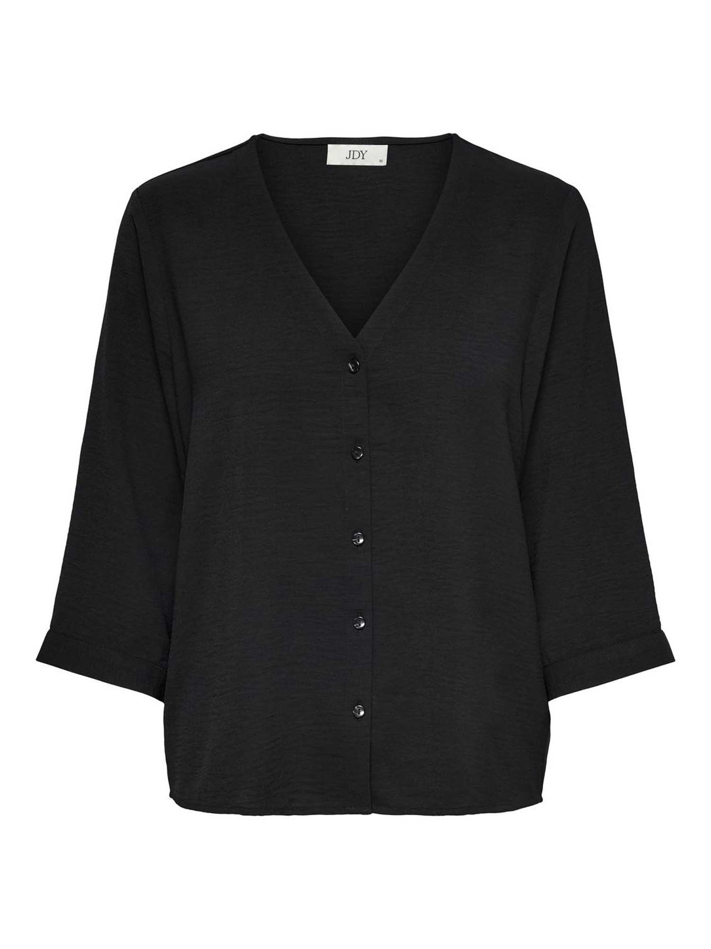 Camicia nera da donna Jacqueline de Yong dal design moderno e versatile