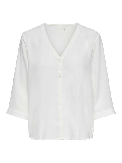 Camicia bianca da donna Jaqueline de Yong Cloud in tessuto leggero