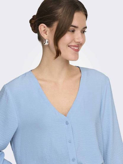 Camicia azzurra da donna Jacqueline de Yong Susie Lion