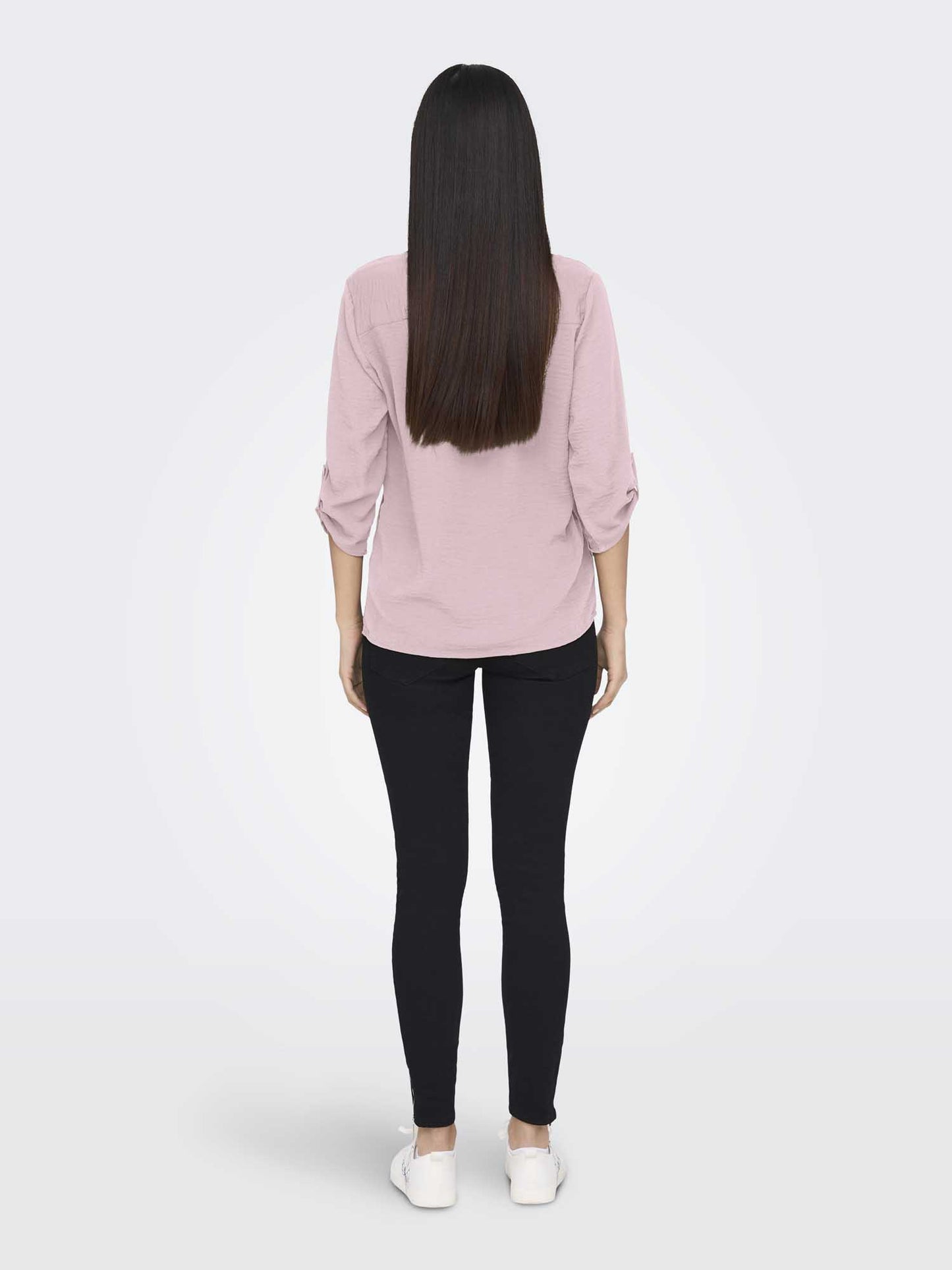 JDY DIVYA 3/4 TOP - ROSA