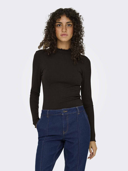 Jacqueline de Yong Jdy Fransiska, t-shirt da donna marrone