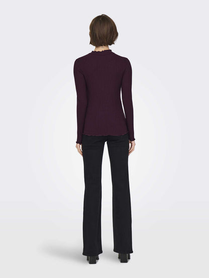 MAGLIA FRANSISKA JACQUELINE DE YOUNG DA RAGAZZA BORDEAUX