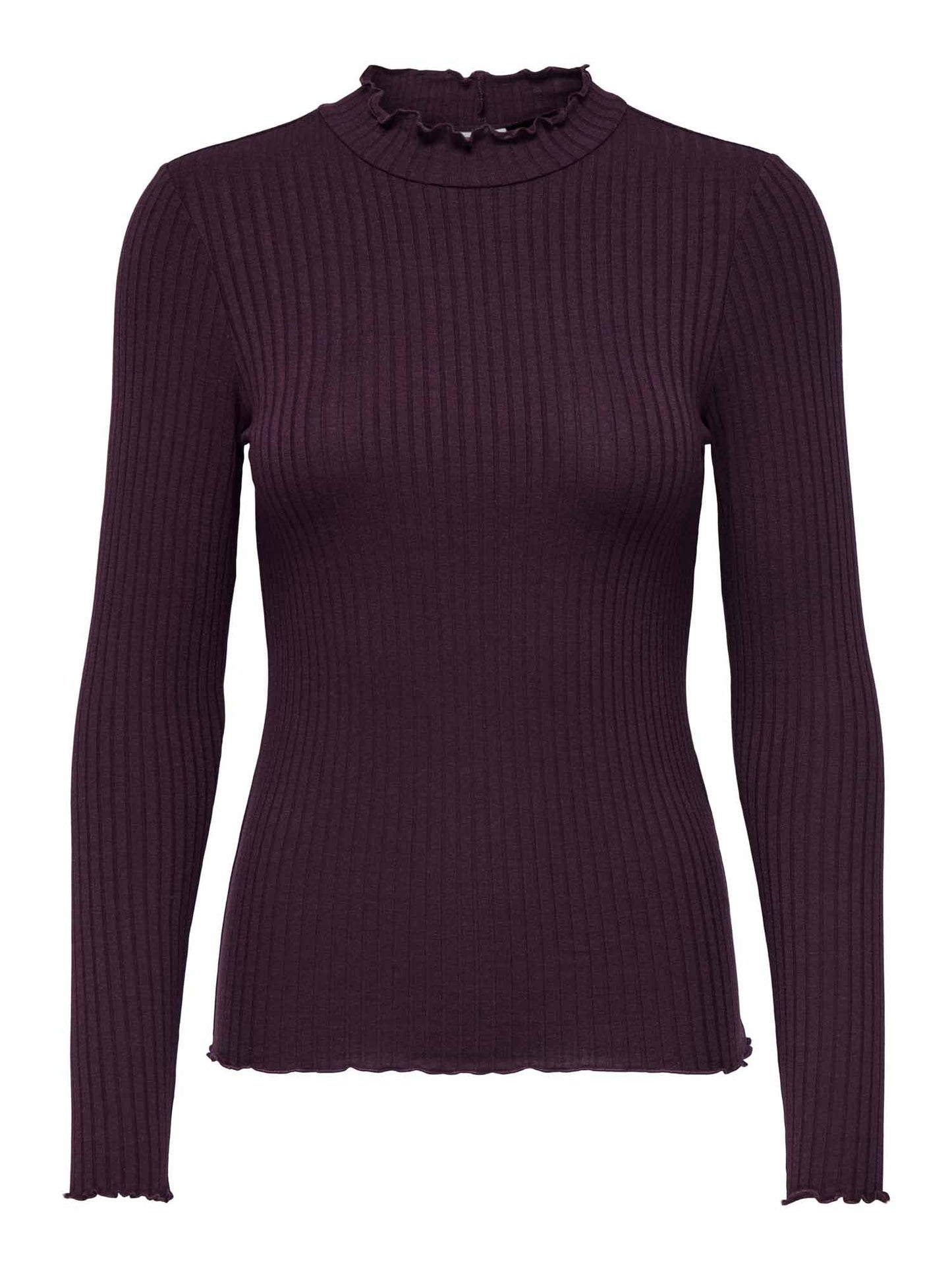Jacqueline de Yong Jdy Fransiska, t-shirt maniche corte da donna bordeaux