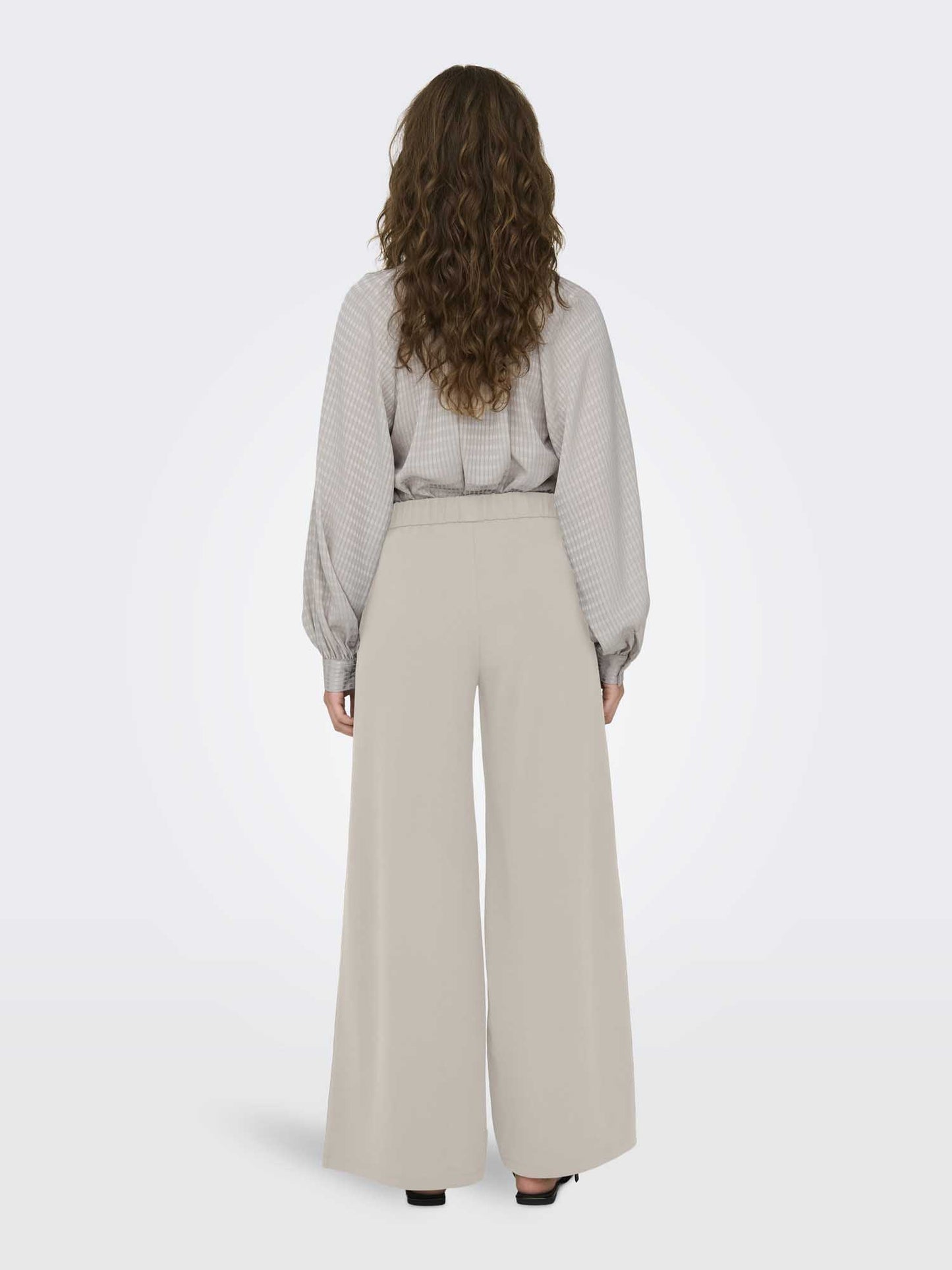 Jacqueline de Yong Tanja, pantaloni palazzo beige da donna