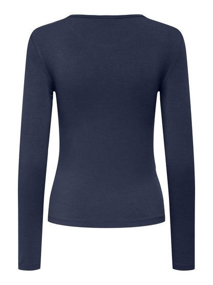 MAGLIA MILA JACQUELINE DE YONG DA RAGAZZA BLU