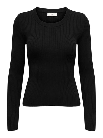 MAGLIA PLUM A RIGHE JACQUELINE DE YONG DA RAGAZZA NERO