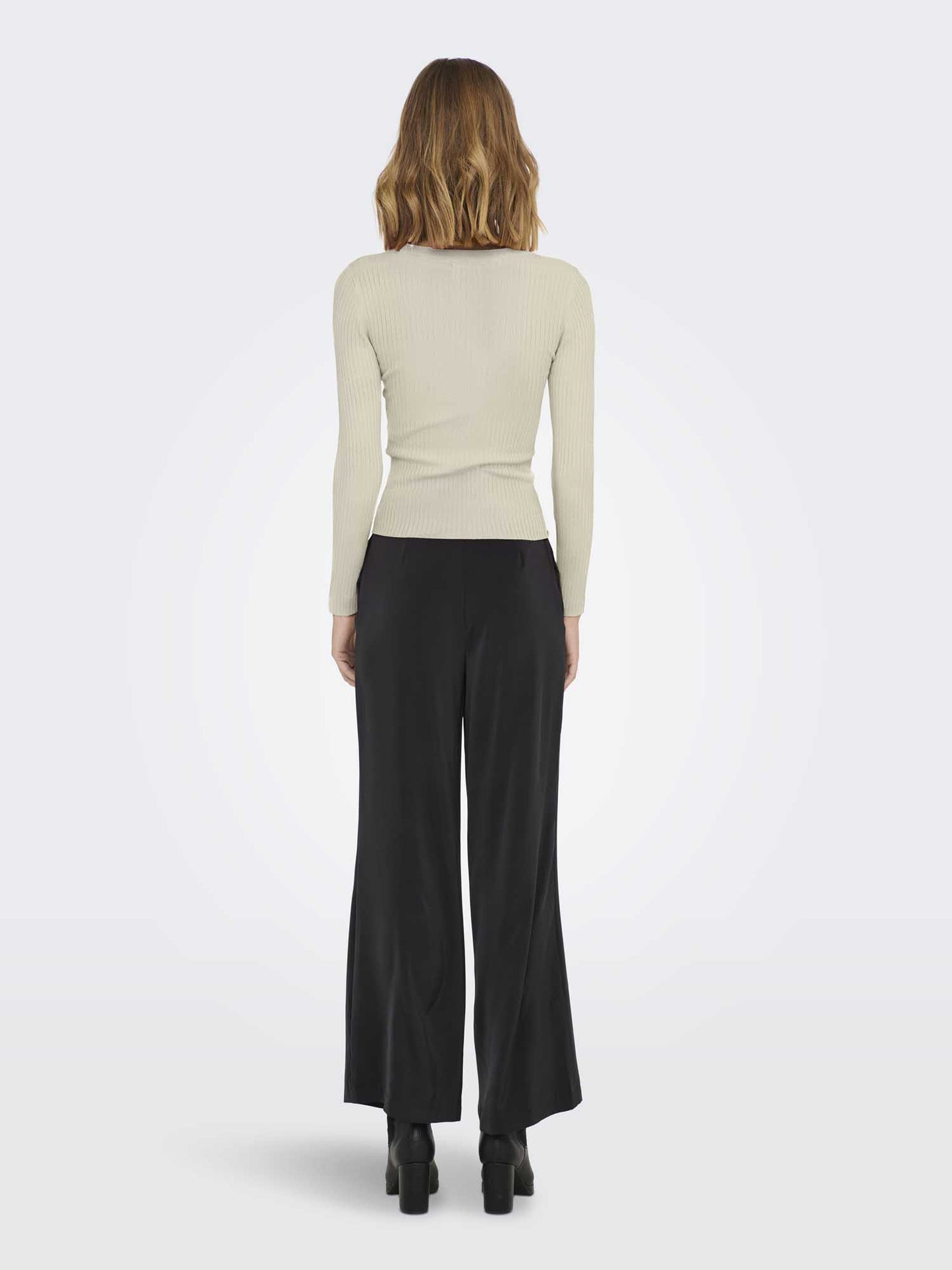 MAGLIA PLUM A RIGHE JACQUELINE DE YONG DA RAGAZZA PANNA