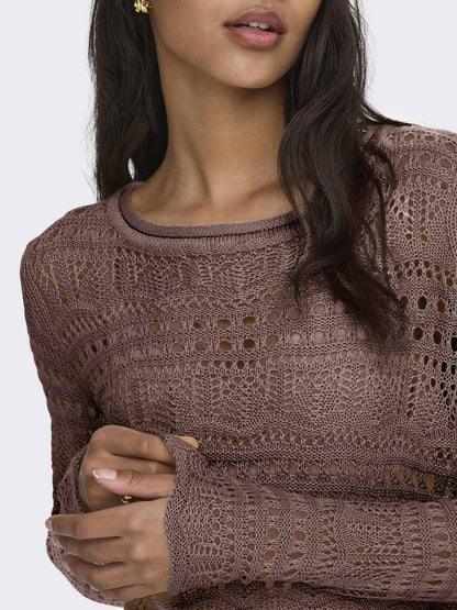 Jacqueline de Yong Jdy Sun Lay, maglia beige casual da donna