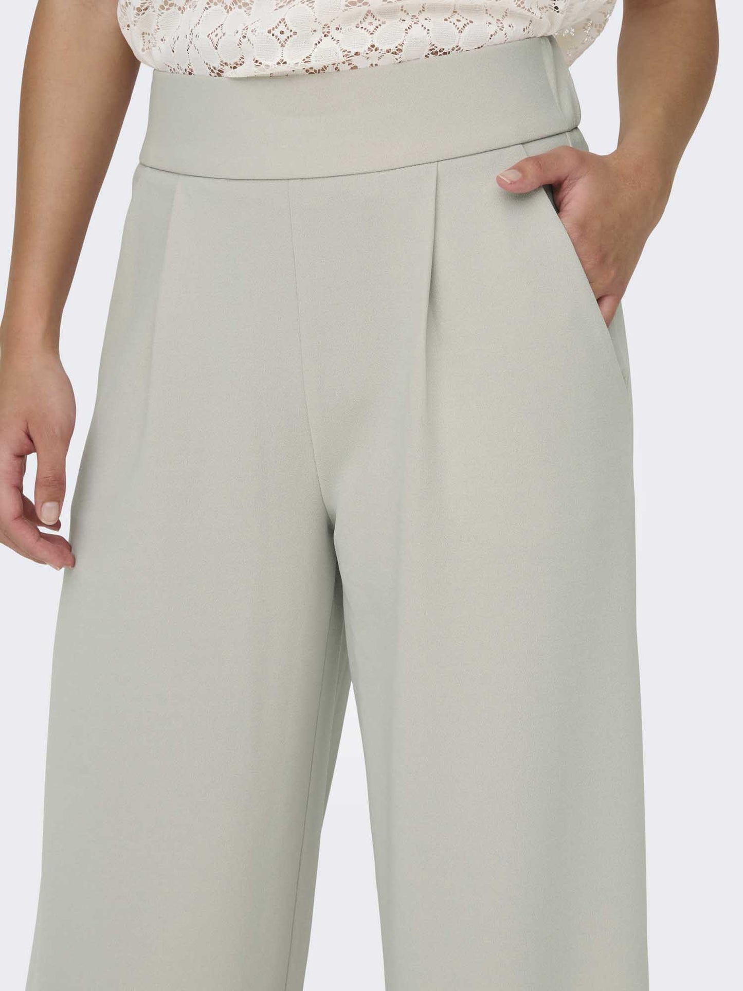 PANTALONE JAQUELINE DE YONG DONNA GHIACCIO