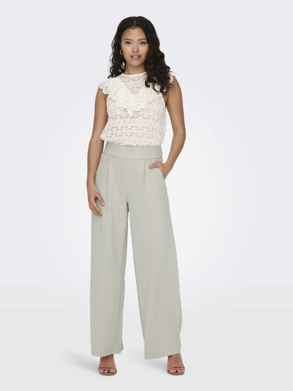 PANTALONE JAQUELINE DE YONG DONNA GHIACCIO