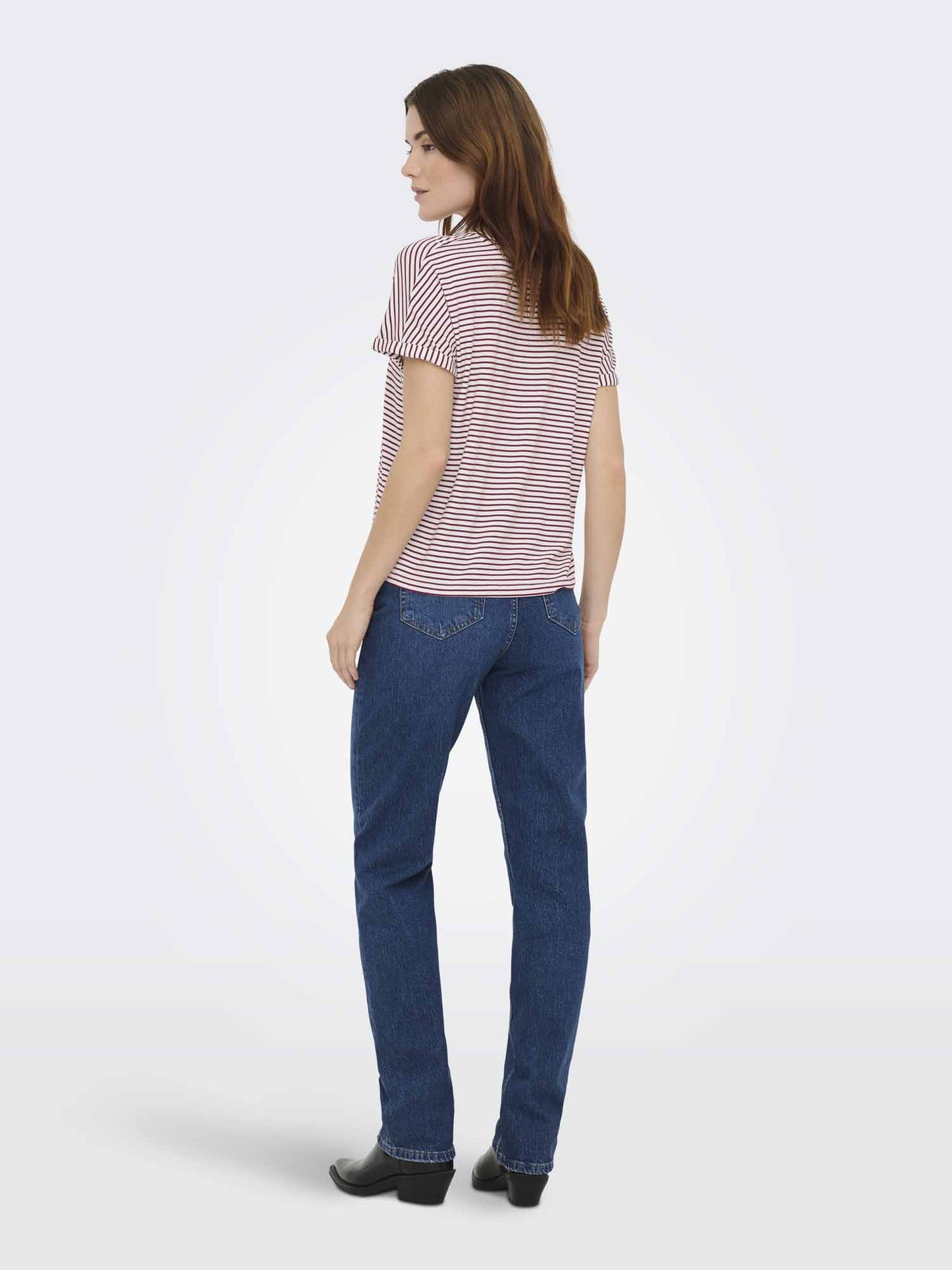 T-shirt maniche corte multicolorata Jacqueline de Yong da donna