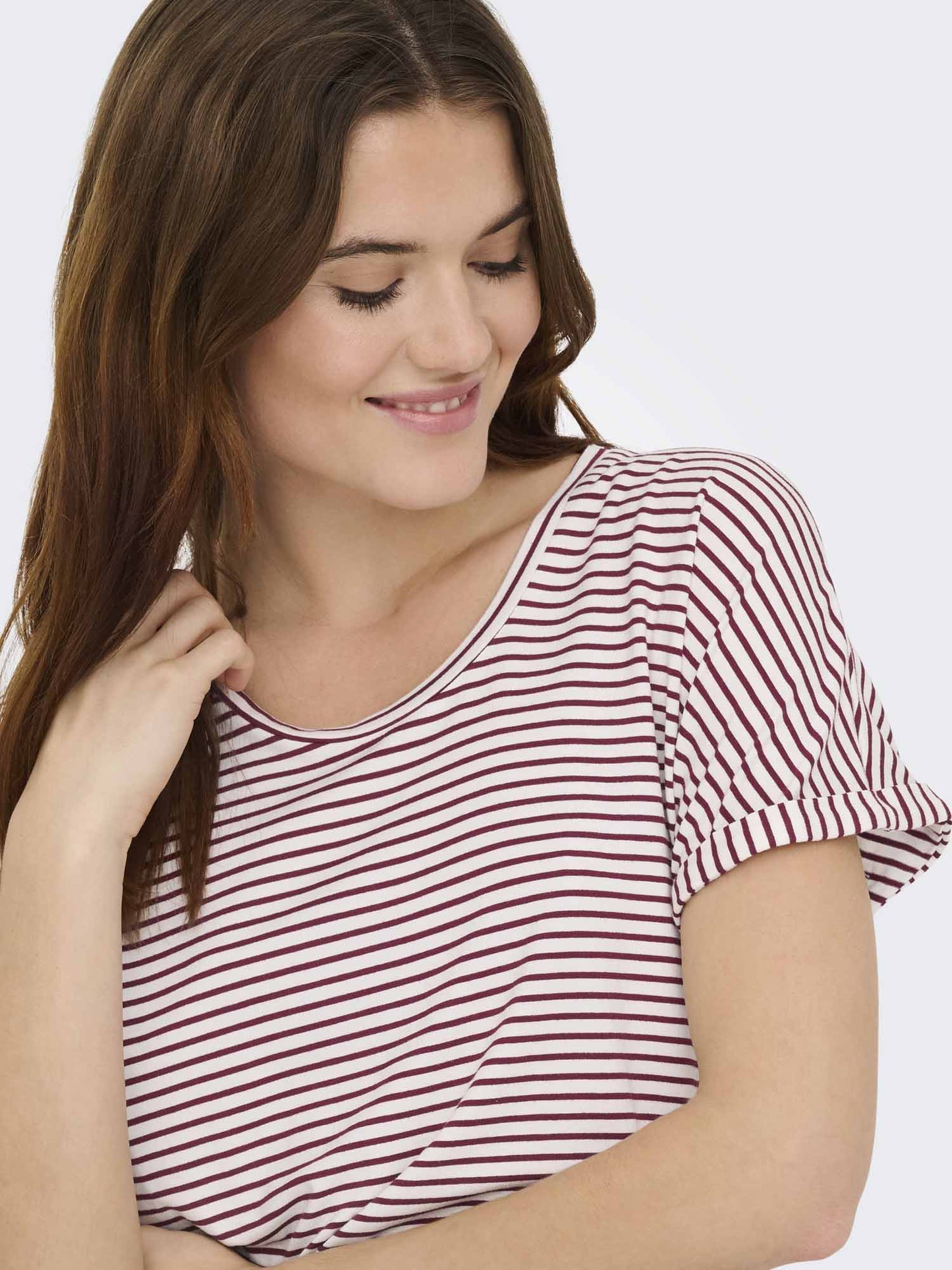 T-shirt maniche corte multicolorata Jacqueline de Yong da donna