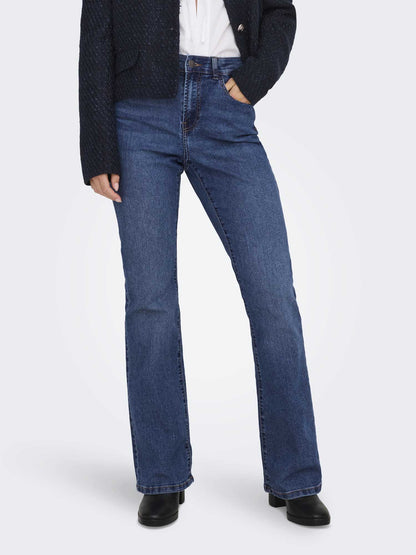 JEANS MOON BOOTCUT JACQUELINE DE YONG DA RAGAZZA BLUE DENIM