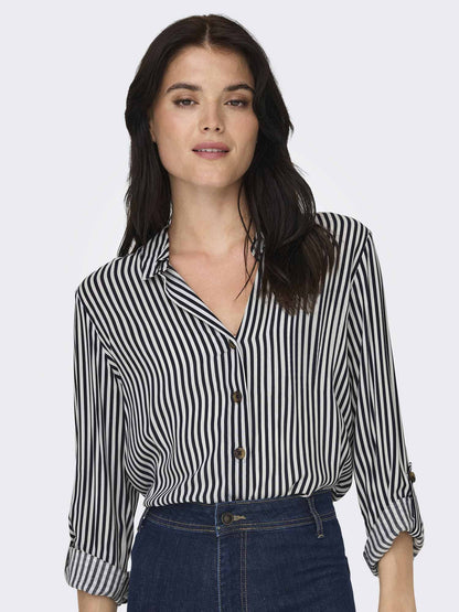 Jacqueline de Yong Laurel, camicia multicolore donna per primavera-estate