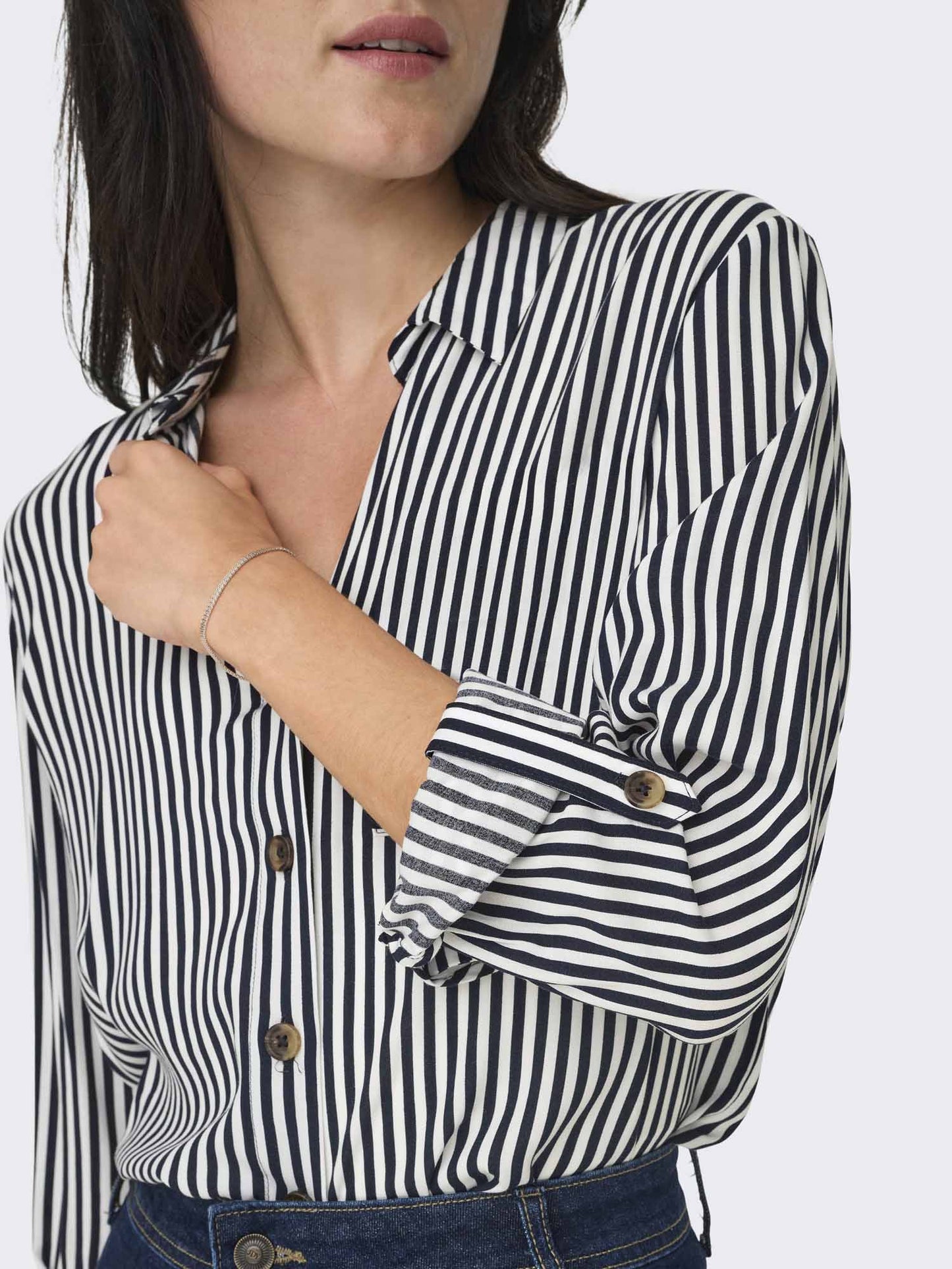 Jacqueline de Yong Laurel, camicia multicolore donna per primavera-estate