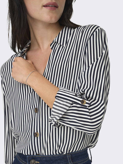 Jacqueline de Yong Laurel, camicia multicolore donna per primavera-estate