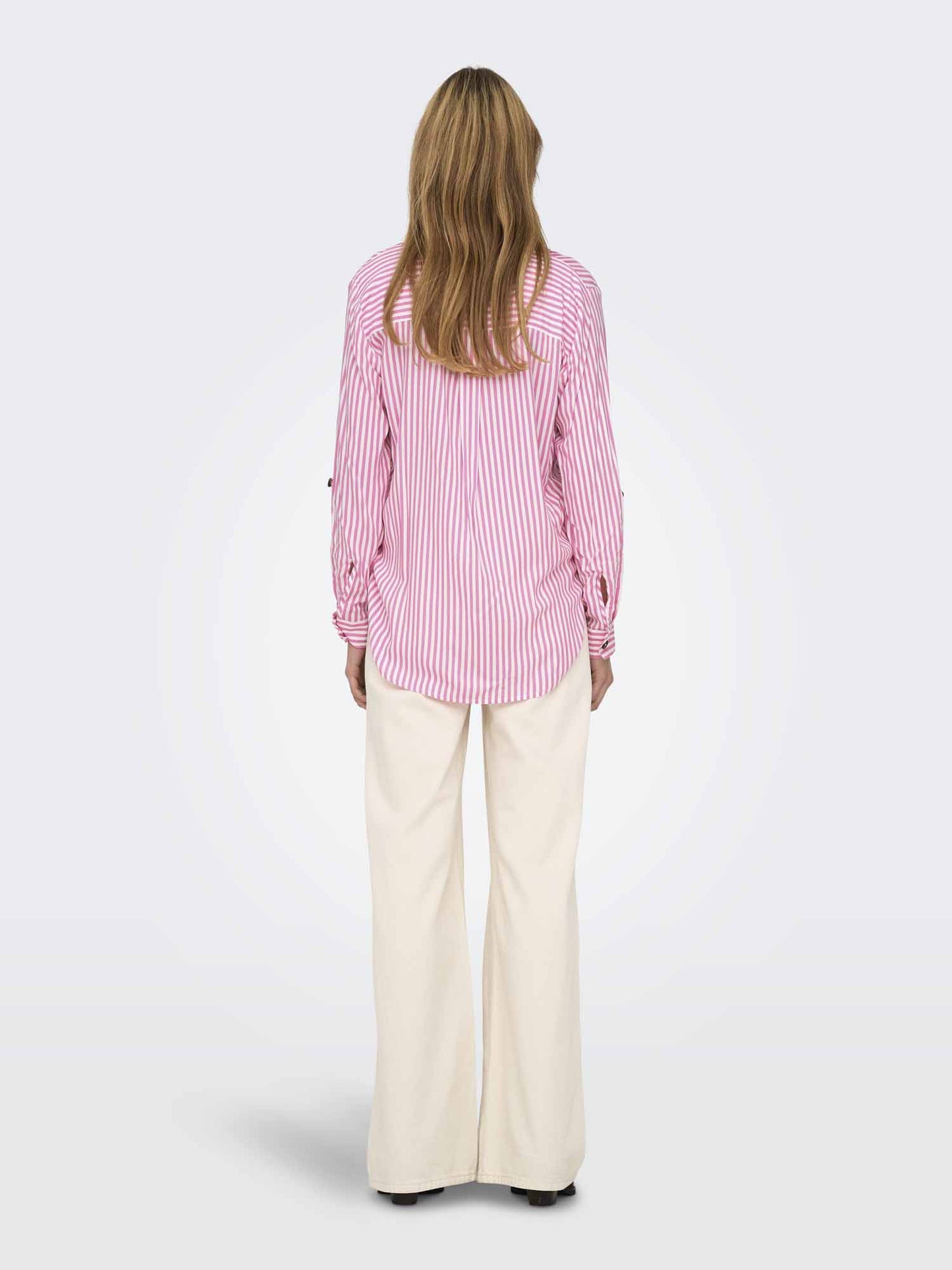 Jacqueline de Yong Laurel, camicia donna multicolore a maniche lunghe